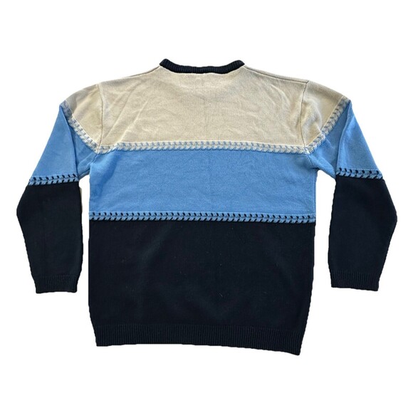 Enyce Jumper Sweater Men’s XL Long Sleeve Hip Hop Urban Vtg 90s Y2K colorblock - Picture 7 of 9